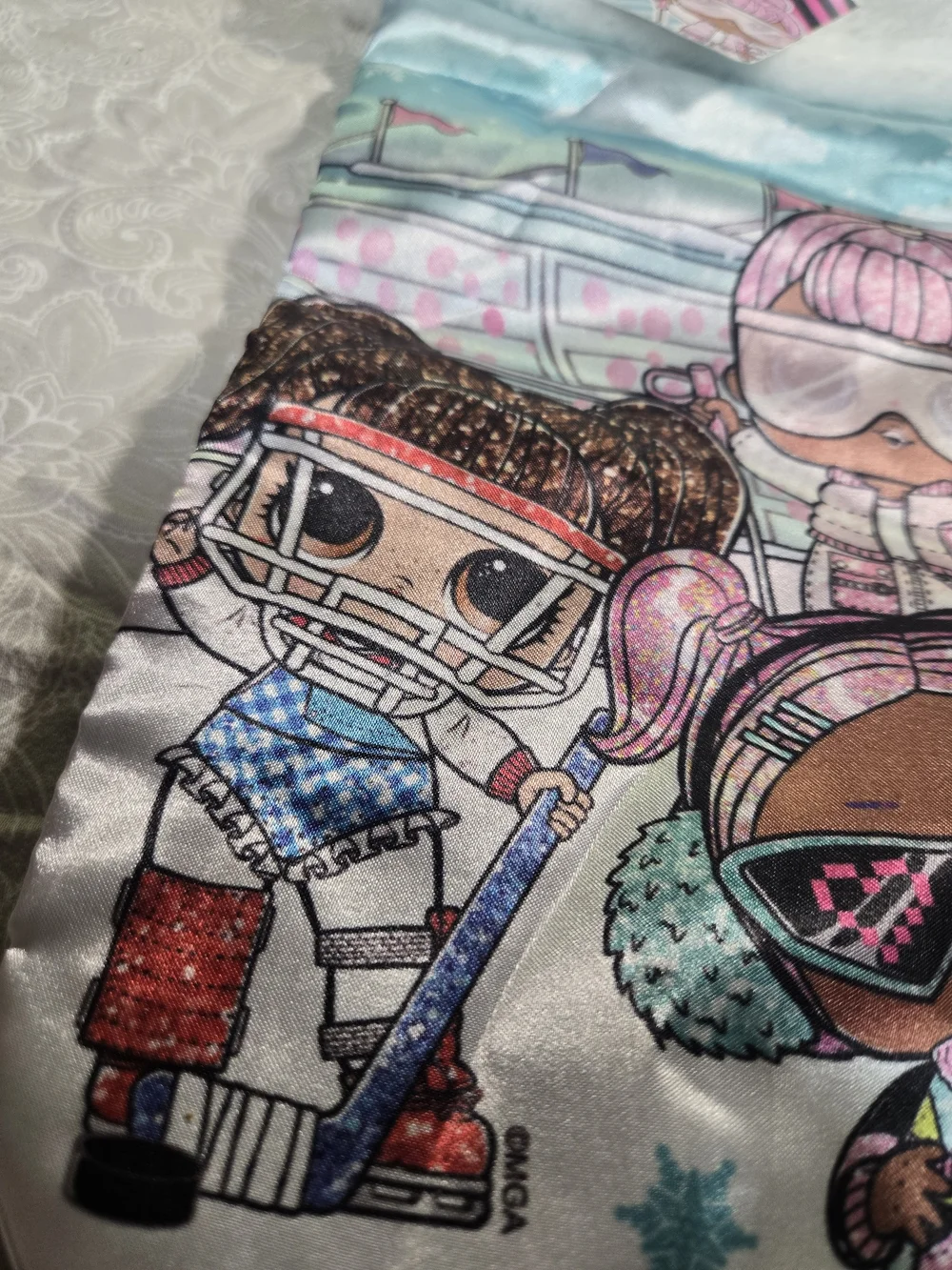 LOL Christmas Stocking Kids Holiday Gift Ski Girls Dolls Blue Pink